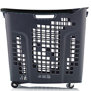 Panier Libre-Service à Roulettes 80L